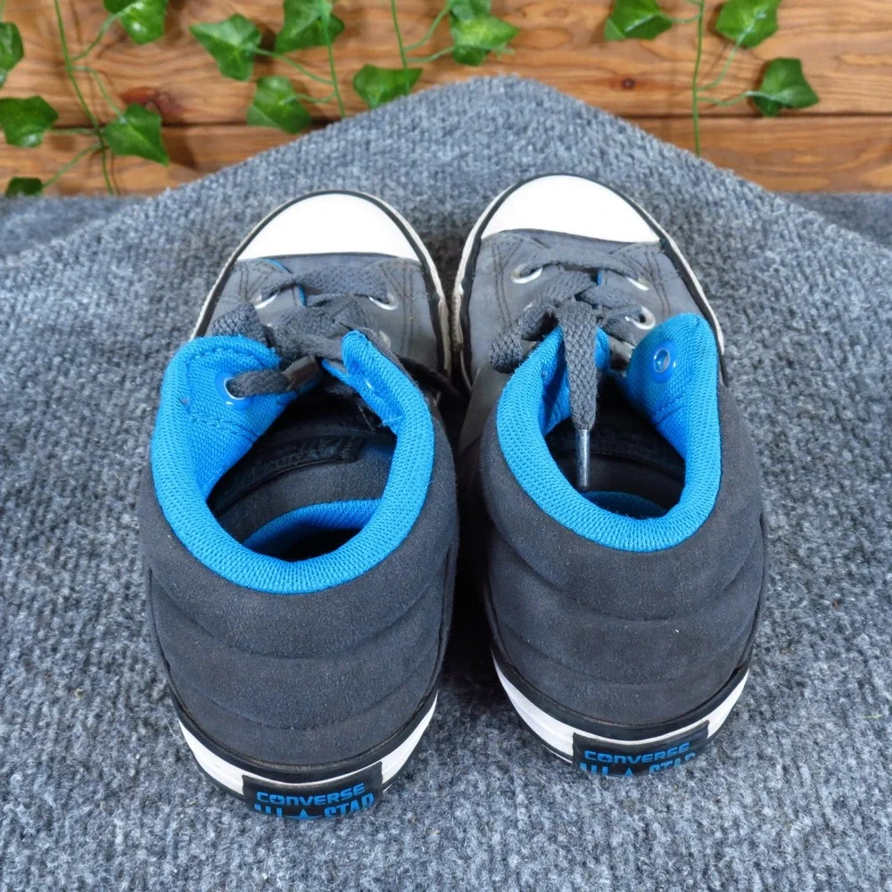 Converse Chuck Taylor‎ All Star Axel Boys Casual Shoe Size 1 Grey Blue Fabric